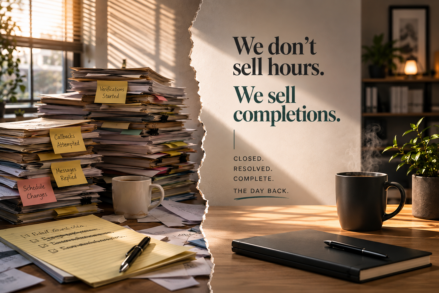 We're Not Selling You Help. We're Selling You Back The Day.