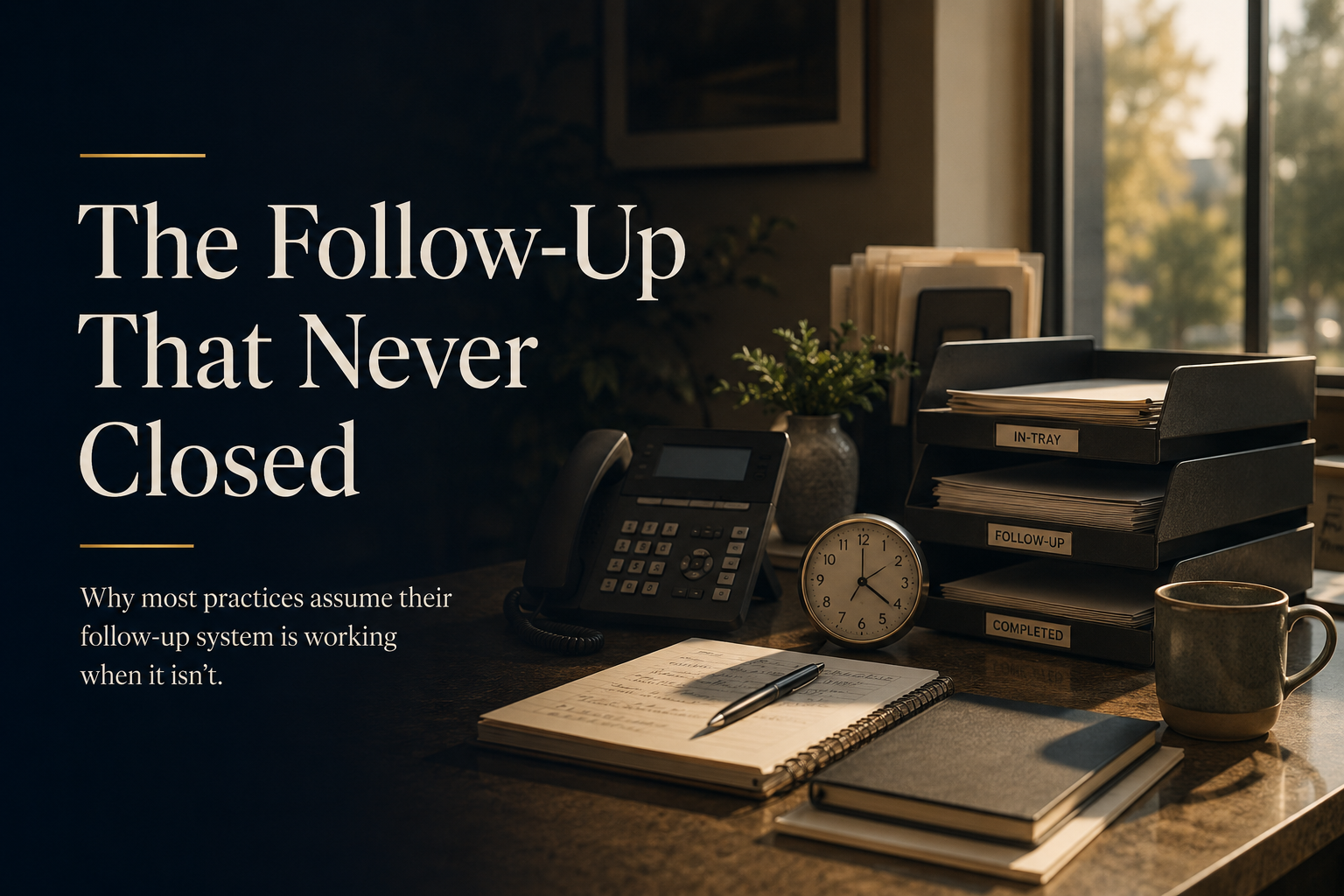 The Follow-Up That Never Closed